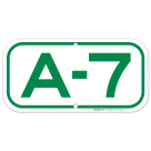 Parking Space A-7 Sign