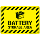Battery Storage Area Sign