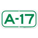 Parking Space A-17 Sign