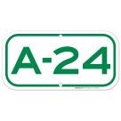 Parking Space A-24 Sign