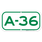 Parking Space A-36 Sign
