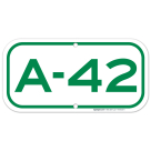 Parking Space A-42 Sign