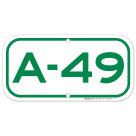 Parking Space A-49 Sign
