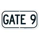 Gate 9 Sign