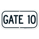 Gate 10 Sign