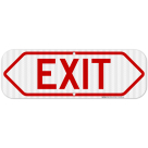 Exit Bidirectional Sign