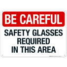 Safety Glasses Required In This Area Sign, (SI-6954)