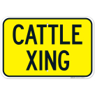 Cattle Xing Sign