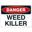 Danger Weed Killer Sign