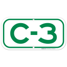 Parking Space C-3 Sign