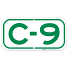 Parking Space C-9 Sign