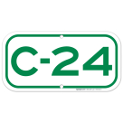 Parking Space C-24 Sign