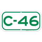 Parking Space C-46 Sign