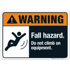 Fall Hazard Sign