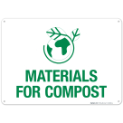 Materials For Compost Sign