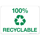 100% Recyclable Sign