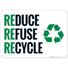 Reuse Reduce Recycle Sign