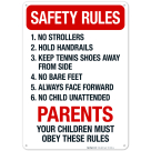Safety Rules Sign