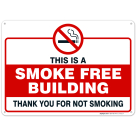 This is A Smoking Free Building Sign, Smoking Sign
