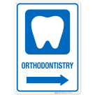 Orthodontistry With Right Arrow Hospital Sign