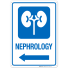 Nephrology With Left Arrow Hospital Sign