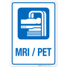Magnetic Resonance Imaging Scanner MRI PET Graphic Hospital Sign