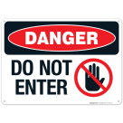 Do Not Enter Sign, (SI-7016)