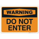 Do Not Enter Sign, (SI-7019)