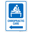 Chiropractic Care With Left Arrow Hospital Sign