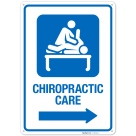 Chiropractic Care With Right Arrow Hospital Sign