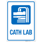 Cath Lab Catheterization Graphic Hospital Sign