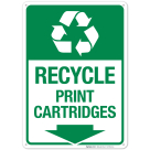 Recycle Print Cartridges Sign