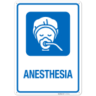 Anesthesia Hospital Sign