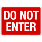 Do Not Enter Do Not Enter Sign, (SI-7039)