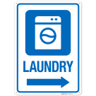 Laundry With Right Arrow Sign