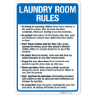 Laundry Room Rules Sign