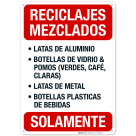 Spanish Recycling Sign