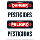 Pesticides Bilingual Sign