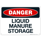 Liquid Manure Storage Sign