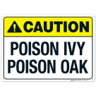 Poison Ivy Poison Oak Sign