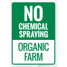 No Chemical Spraying Organic Farm Sign