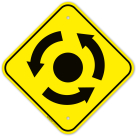 Roundabout Graphic Sign