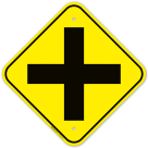Cross Road Graphic Sign