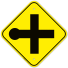 Road Intersection Graphic Sign