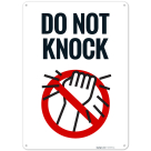 Do Not Knock Sign