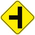 Side Road Graphic Left Sign