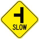 Side Road Tjunction Left Graphic Sign