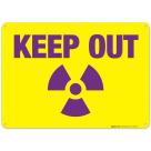Radiation Warning Keep Out Sign