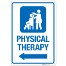 Physical Therapy With Left Arrow Sign
