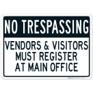 No Trespassing Black Sign
